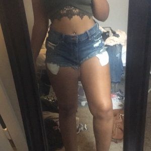 Vintage high rise Hollister shorts